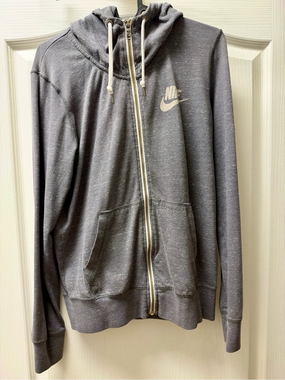 Nike Sportswear vintage-style full-zip hoodie 🖤 Women’s Medium | Charcoal Gray